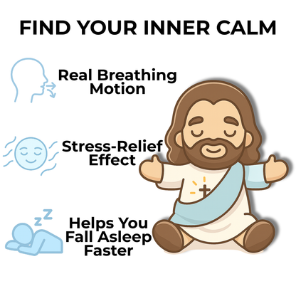 BlessingBreath™ Jesus Breathing &amp; Soothing Plush